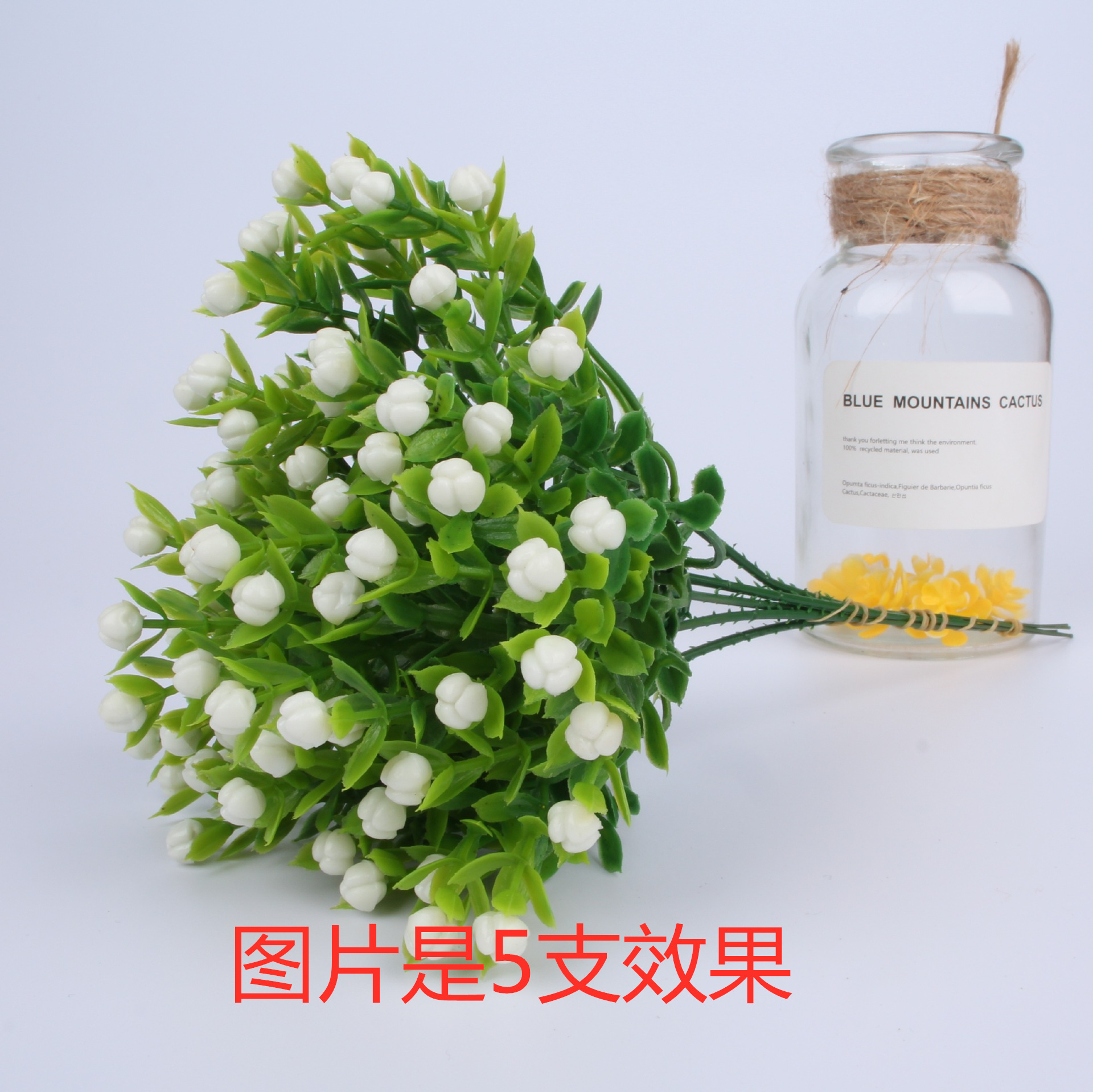 仿真米兰粒 家居装饰、摄影道具与家政服务的多功能绿植选择