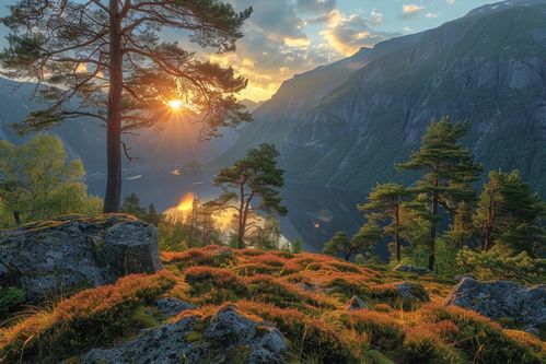 壮阔的自然风景摄影 捕捉大自然的神奇与美丽